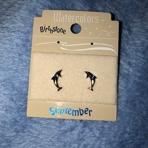 september birth stone earrings